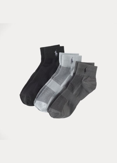 Polo Ralph Lauren Sport Ankle 3-Pack Sokker Herre Danmark (WYSJO9571)